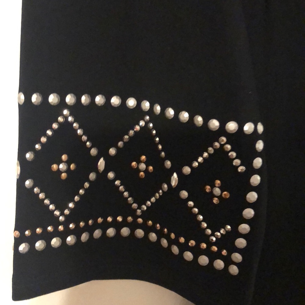 WHBM Black Dress Gold & Silver Embroidering - Picture 4 of 7